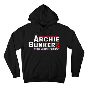 Archie Bunker 24 Stifle Yourself Dingbat Hoodie