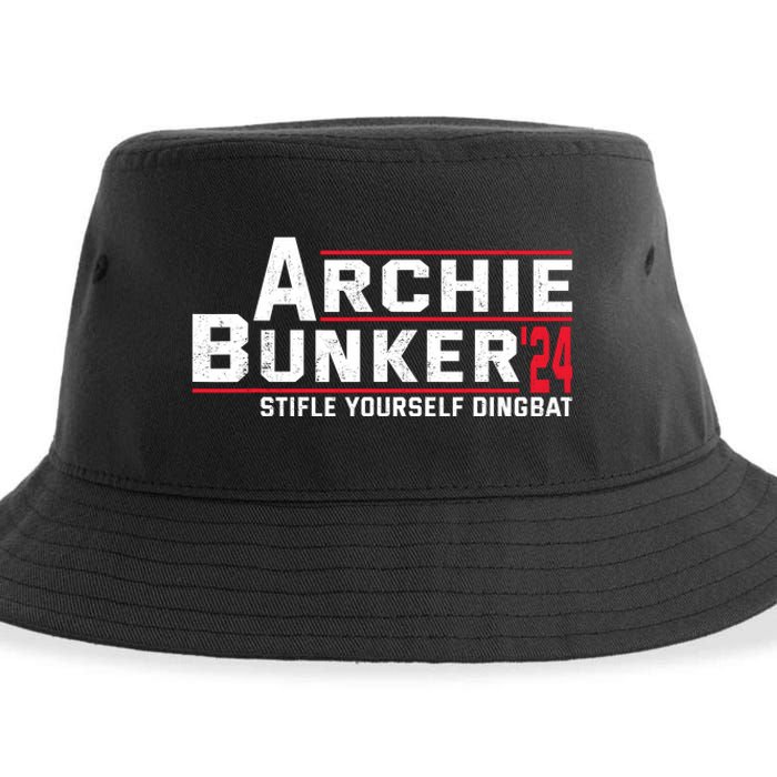 Archie Bunker 24 Stifle Yourself Dingbat Sustainable Bucket Hat