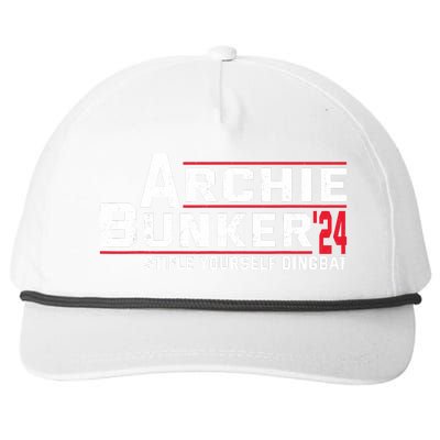 Archie Bunker 24 Stifle Yourself Dingbat Snapback Five-Panel Rope Hat