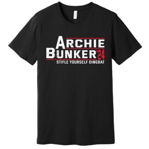 Archie Bunker 24 Stifle Yourself Dingbat Premium T-Shirt