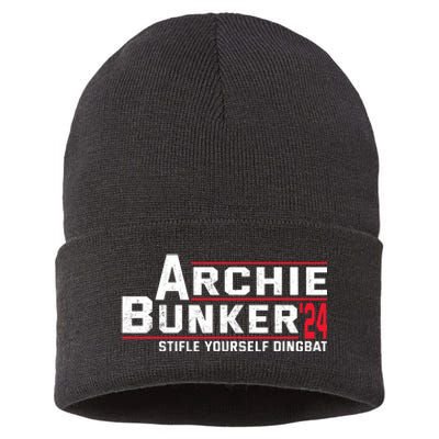 Archie Bunker 24 Stifle Yourself Dingbat Sustainable Knit Beanie