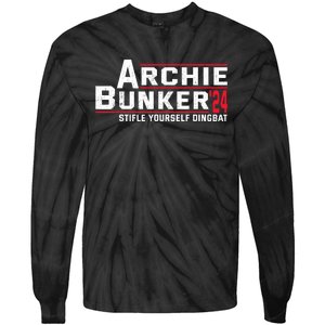 Archie Bunker 24 Stifle Yourself Dingbat Tie-Dye Long Sleeve Shirt