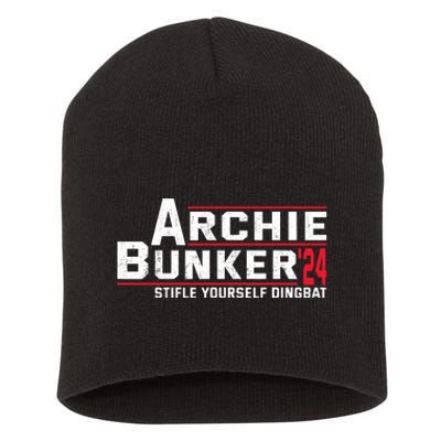 Archie Bunker 24 Stifle Yourself Dingbat Short Acrylic Beanie