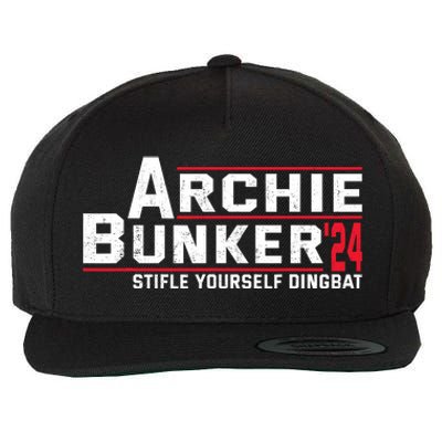 Archie Bunker 24 Stifle Yourself Dingbat Wool Snapback Cap