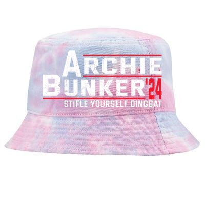 Archie Bunker 24 Stifle Yourself Dingbat Tie-Dyed Bucket Hat