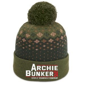 Archie Bunker 24 Stifle Yourself Dingbat The Baniff Cuffed Pom Beanie