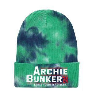 Archie Bunker 24 Stifle Yourself Dingbat Tie Dye 12in Knit Beanie