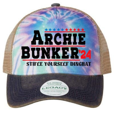 Archie Bunker 24 Stifle Yourself Dingbat Legacy Tie Dye Trucker Hat