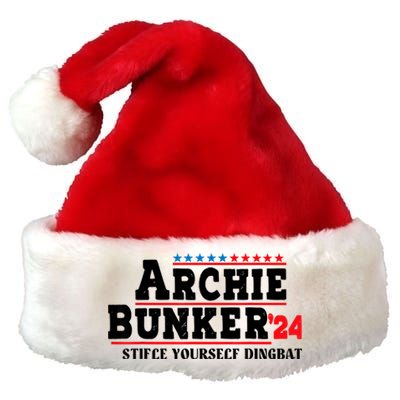 Archie Bunker 24 Stifle Yourself Dingbat Premium Christmas Santa Hat