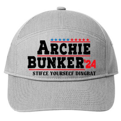 Archie Bunker 24 Stifle Yourself Dingbat 7-Panel Snapback Hat