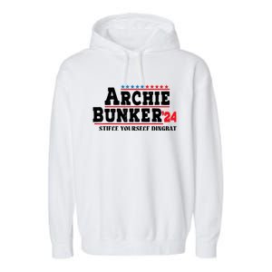 Archie Bunker 24 Stifle Yourself Dingbat Garment-Dyed Fleece Hoodie