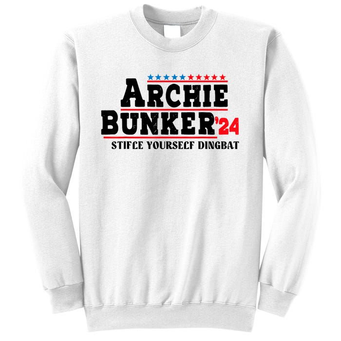 Archie Bunker 24 Stifle Yourself Dingbat Sweatshirt