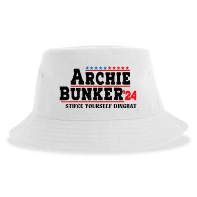 Archie Bunker 24 Stifle Yourself Dingbat Sustainable Bucket Hat