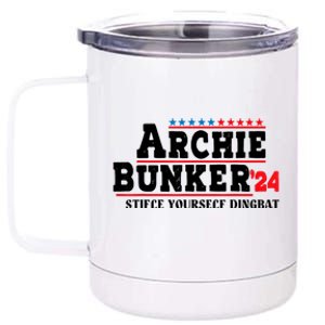 Archie Bunker 24 Stifle Yourself Dingbat 12 oz Stainless Steel Tumbler Cup