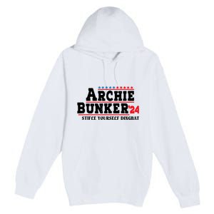 Archie Bunker 24 Stifle Yourself Dingbat Premium Pullover Hoodie