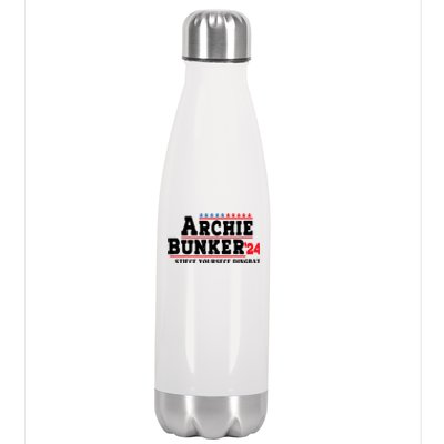 Archie Bunker 24 Stifle Yourself Dingbat Stainless Steel Insulated Water Bottle