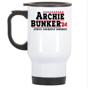 Archie Bunker 24 Stifle Yourself Dingbat Stainless Steel Travel Mug