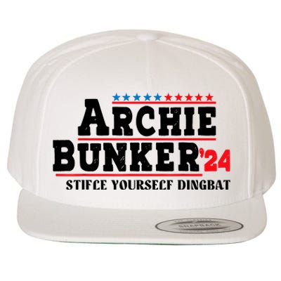 Archie Bunker 24 Stifle Yourself Dingbat Wool Snapback Cap