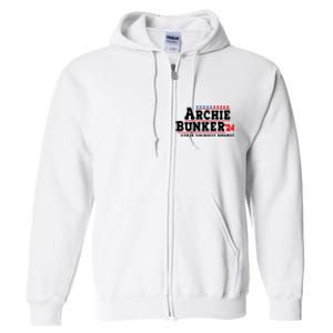 Archie Bunker 24 Stifle Yourself Dingbat Full Zip Hoodie