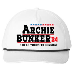 Archie Bunker 24 Stifle Yourself Dingbat Snapback Five-Panel Rope Hat