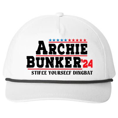 Archie Bunker 24 Stifle Yourself Dingbat Snapback Five-Panel Rope Hat