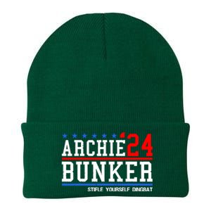 Archie Bunker 24 For President 2024 Knit Cap Winter Beanie