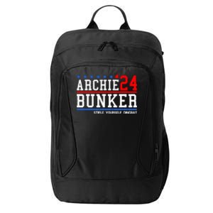 Archie Bunker 24 For President 2024 City Backpack