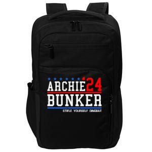 Archie Bunker 24 For President 2024 Impact Tech Backpack