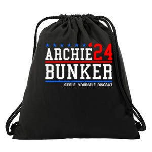 Archie Bunker 24 For President 2024 Drawstring Bag