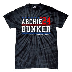 Archie Bunker 24 For President 2024 Tie-Dye T-Shirt