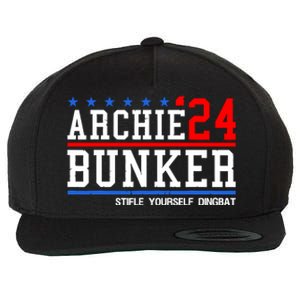 Archie Bunker 24 For President 2024 Wool Snapback Cap