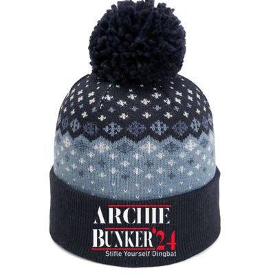 Archie Bunker 24 For President The Baniff Cuffed Pom Beanie