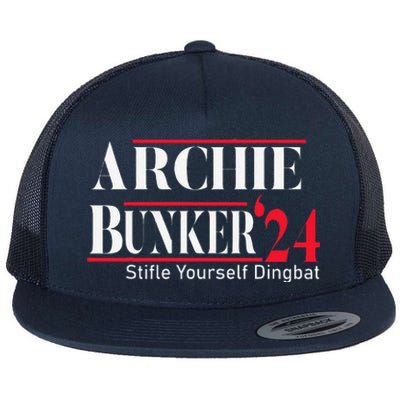 Archie Bunker 24 For President Flat Bill Trucker Hat