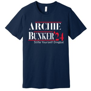 Archie Bunker 24 For President Premium T-Shirt