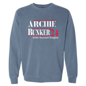 Archie Bunker 24 For President 2024 Garment-Dyed Sweatshirt