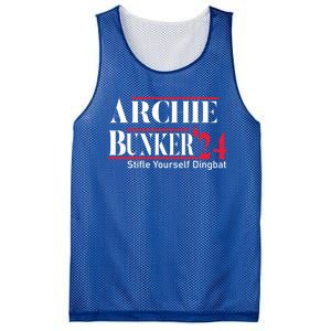 Archie Bunker 24 For President 2024 Mesh Reversible Basketball Jersey Tank