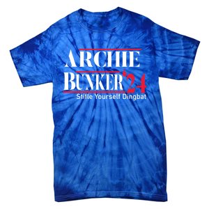 Archie Bunker 24 For President 2024 Tie-Dye T-Shirt