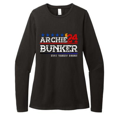 Archie Bunker 24 For President 2024 Womens CVC Long Sleeve Shirt