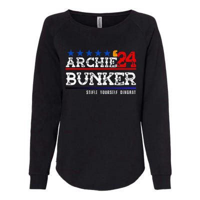 Archie Bunker 24 For President 2024 Womens California Wash Sweatshirt