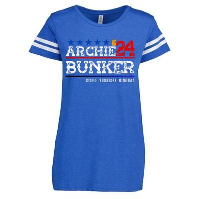 Archie Bunker 24 For President 2024 Enza Ladies Jersey Football T-Shirt