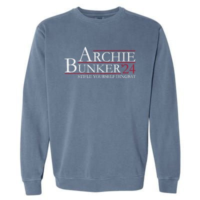 Archie Bunker 24. Stifle Yourself Dingbat Garment-Dyed Sweatshirt