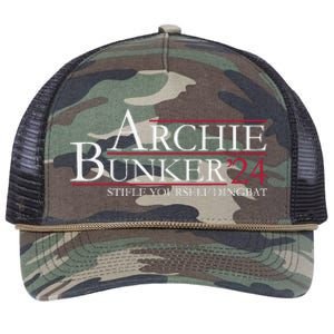 Archie Bunker 24. Stifle Yourself Dingbat Retro Rope Trucker Hat Cap