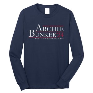 Archie Bunker 24. Stifle Yourself Dingbat Long Sleeve Shirt