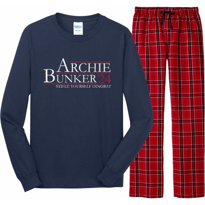 Archie Bunker 24. Stifle Yourself Dingbat Long Sleeve Pajama Set