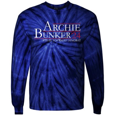 Archie Bunker 24. Stifle Yourself Dingbat Tie-Dye Long Sleeve Shirt