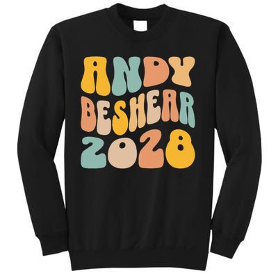 Andy Beshear 2028 For President Resist Wavy Groovy Election Sweatshirt