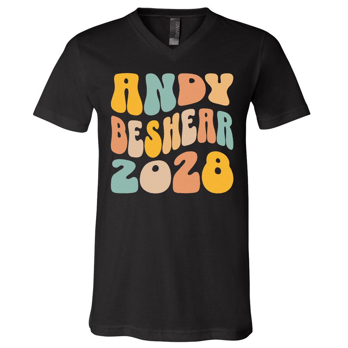 Andy Beshear 2028 For President Resist Wavy Groovy Election V-Neck T-Shirt
