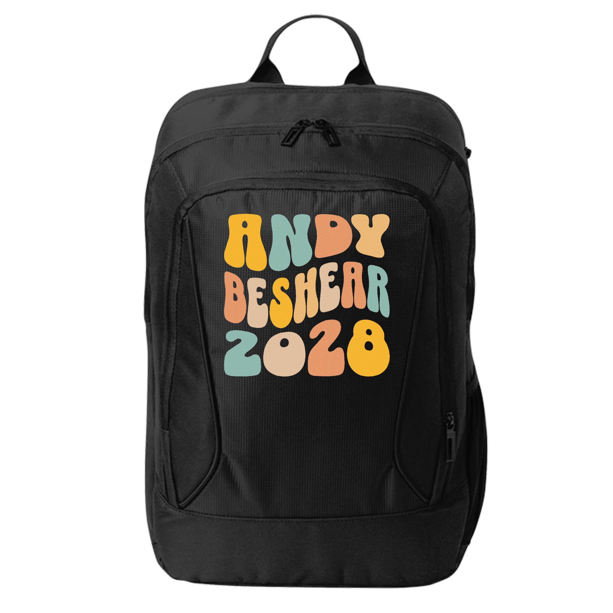 Andy Beshear 2028 For President Resist Wavy Groovy Election City Backpack