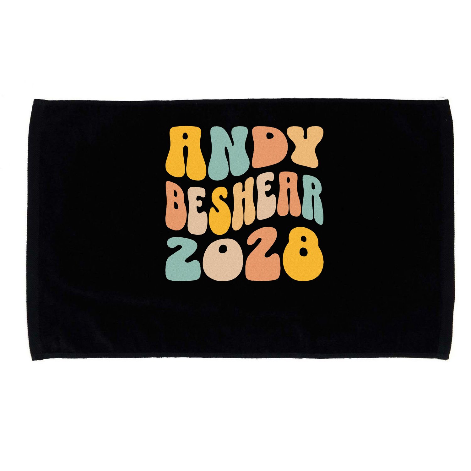Andy Beshear 2028 For President Resist Wavy Groovy Election Microfiber Hand Towel