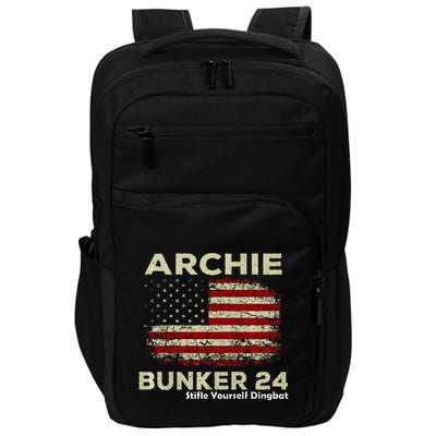 Archie Bunker 24 For President Impact Tech Backpack